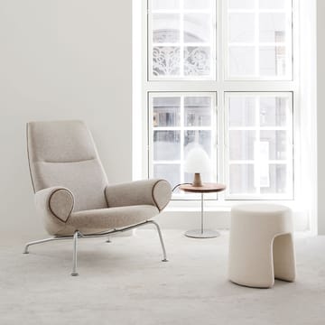 Sequoia sittpuff - fårskinn moonlight - Fredericia Furniture