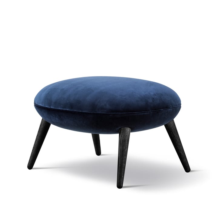 Swoon Ottoman fotpall - Harald 3 792-svartlackad ek - Fredericia Furniture