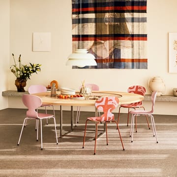 Myran 3101 stol - pale rose, lackad, kromat stålstativ - Fritz Hansen