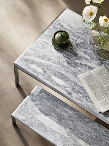 PK62 soffbord - Fauske marble grey-white - Fritz Hansen