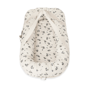 Blueberry satin quiltad babynest - 43x87x16 cm - Garbo&Friends