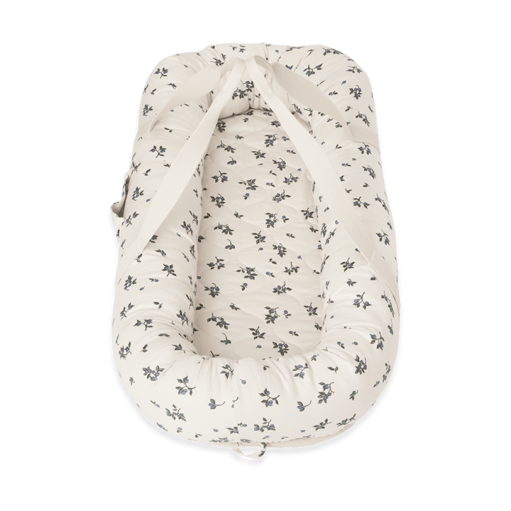 Blueberry satin quiltad babynest, 43x87x16 cm Garbo&Friends