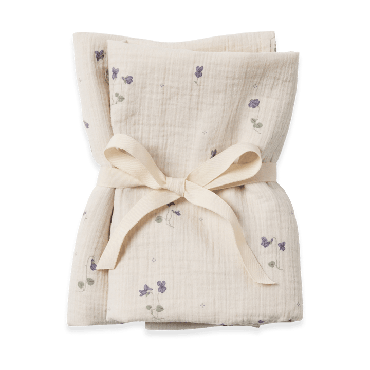 Viola Muslin filt liten 2 delar - 60x60 cm - Garbo&Friends