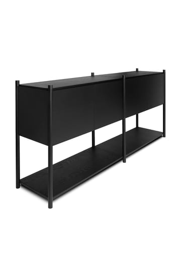 Sceene bookcase H - Svartbetsad ek - Gejst