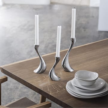 Cobra ljusstake 3-pack - rostfritt stål - Georg Jensen