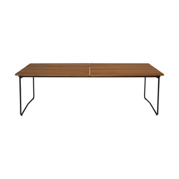 Table B31 matbord 230 cm - Obehandlad teak-svart - Grythyttan Stålmöbler