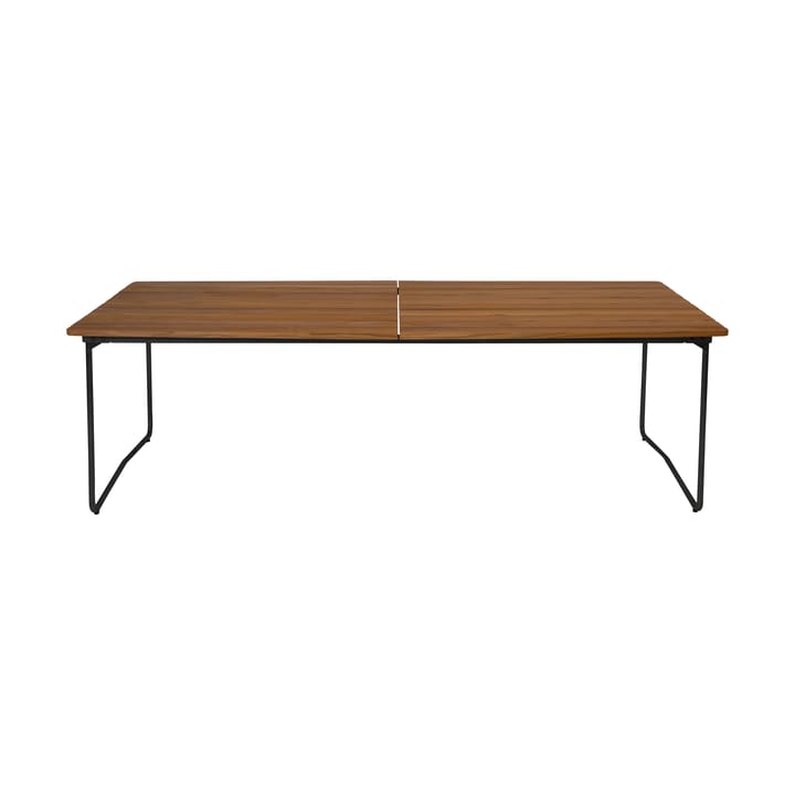 Table B31 matbord 230 cm - Obehandlad teak-svart - Grythyttan Stålmöbler