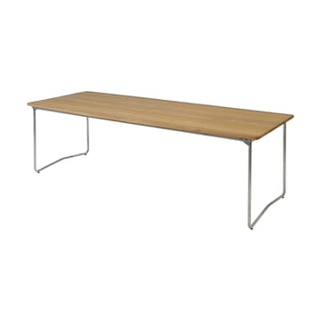 Table B31 matbord 230 cm - Oljad ek-varmförzinkad stativ - Grythyttan Stålmöbler