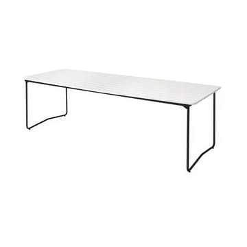 Table B31 matbord 230 cm - Vitlackerad ek-svart - Grythyttan Stålmöbler