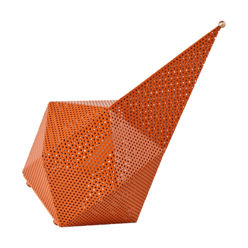 Bagdad portabel lampa - International orange - GUBI