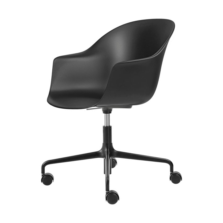 Bat Meeting Chair kontorsstol, Black-black GUBI