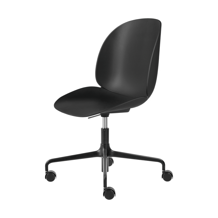 Beetle Meeting Chair kontorsstol, Black-black GUBI