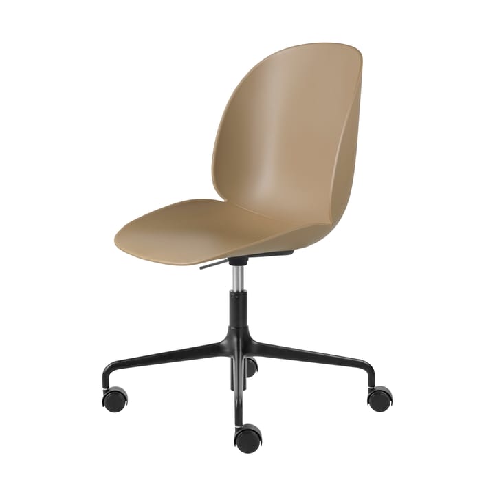 Beetle Meeting Chair kontorsstol - Pebble brown-black - GUBI
