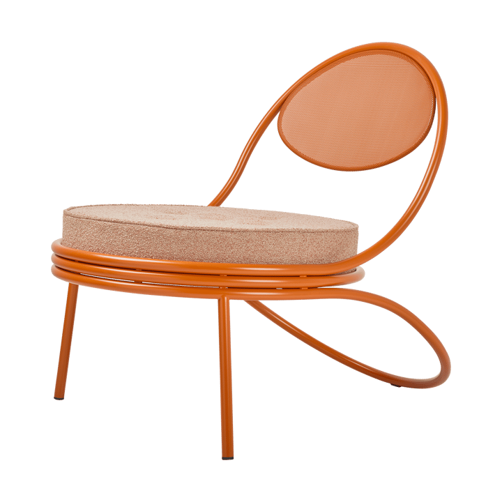Copacabana Outdoor Lounge Chair klädd sits - Lorkey limonta 44-international orange - GUBI