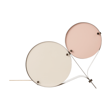 Coppia bordslampa - Ivory & blush - GUBI