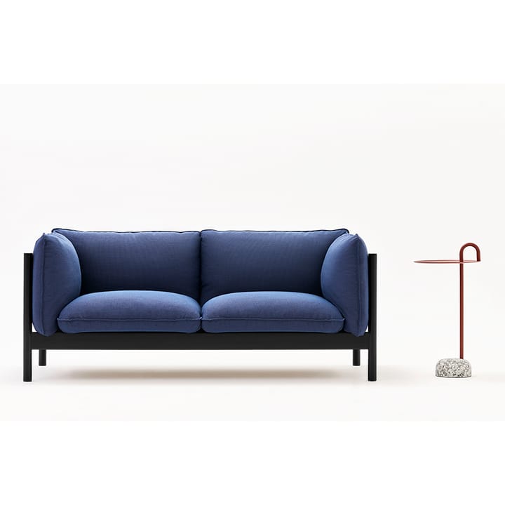 Arbour ECO 2-sits Soffa, Dark blue-vaxoljat valnöt HAY