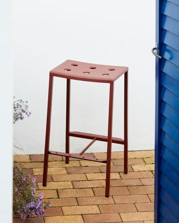 Balcony barpall låg 65 cm - Iron red - HAY