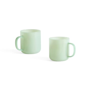 Borosilicate mugg 30 cl 2-pack - Jade light green - HAY