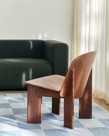 Chisel lounge chair - Lackad valnöt - HAY