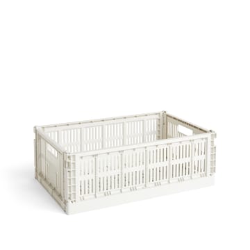 Colour Crate L 34,5x53 cm - Off-white - HAY