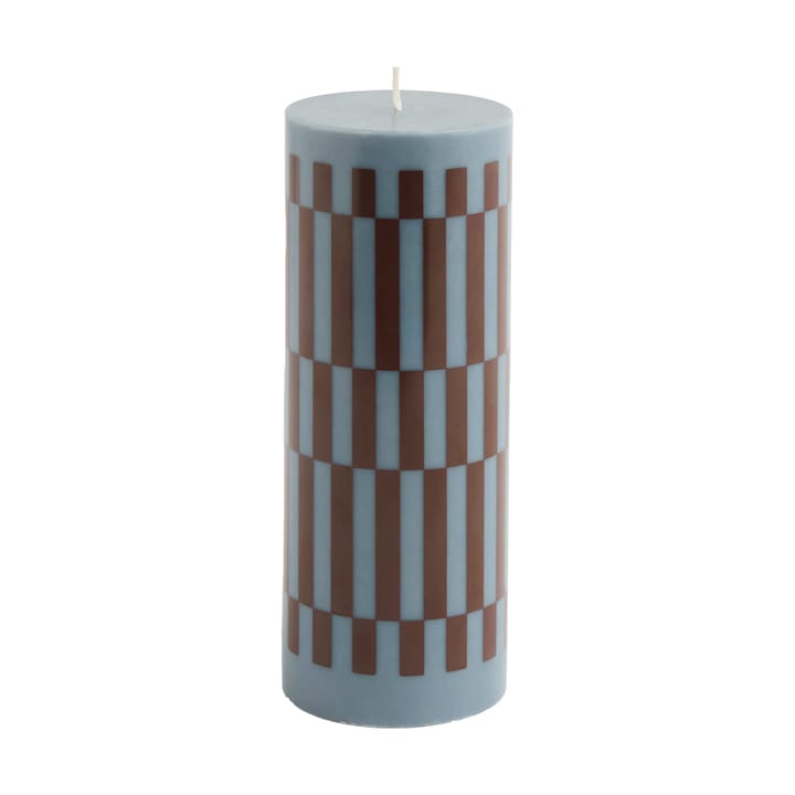 Column Candle blockljus medium 20 cm, Anthrachite-bordeaux HAY