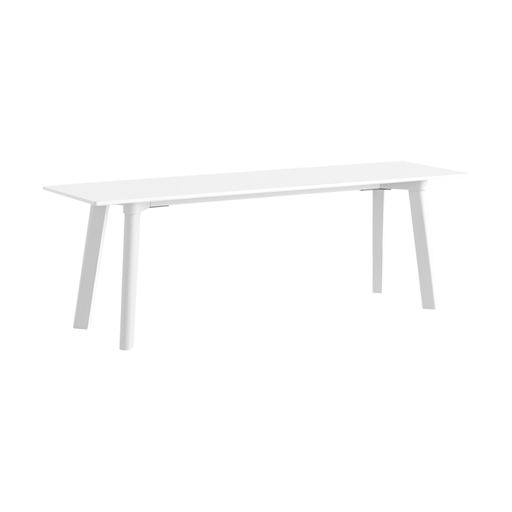 CPH215 Deux 2.0 bänk 140 cm - Pearl white-lacquered beech - HAY