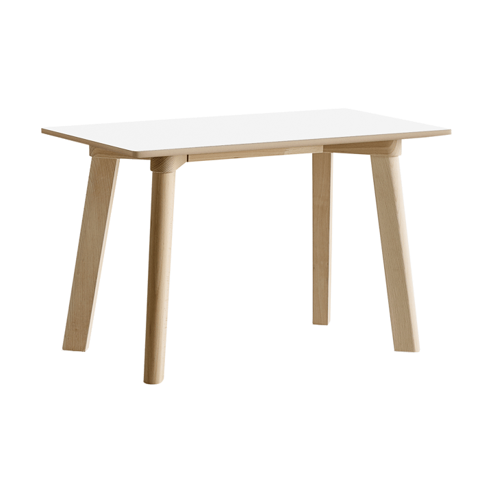 CPH215 Deux 2.0 bänk 75 cm - Pearl white-untreated beech - HAY