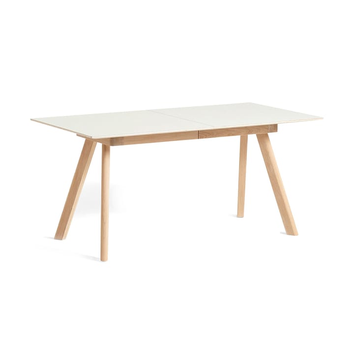 CPH30 2.0 Extendable matbord 80x160 cm, Off white linoleum-lacq. oak HAY