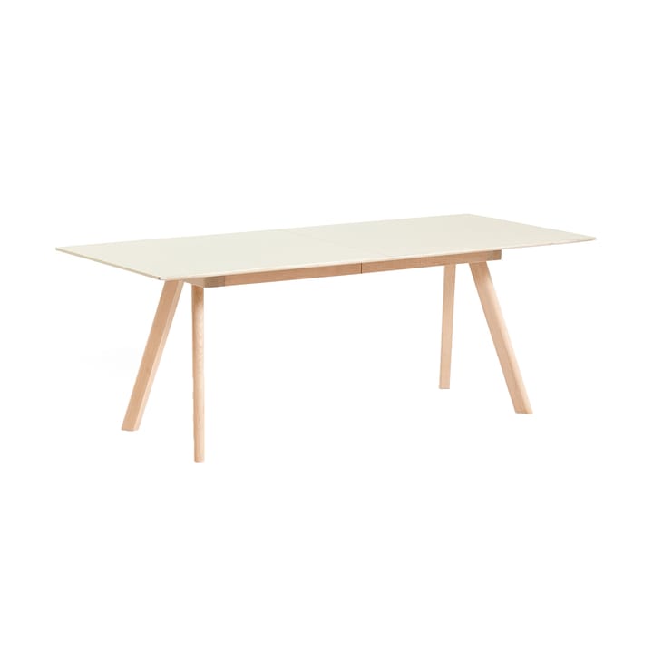 CPH30 2.0 Extendable matbord 90x200 cm - Off white linoleum-lacq. oak - HAY