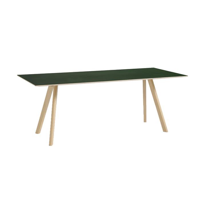 CPH30 2.0 matbord 90x200 cm - Green linoleum-lacquered oak - HAY