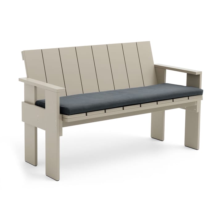 Crate Dining Bench bänk lackad furu, London fog HAY