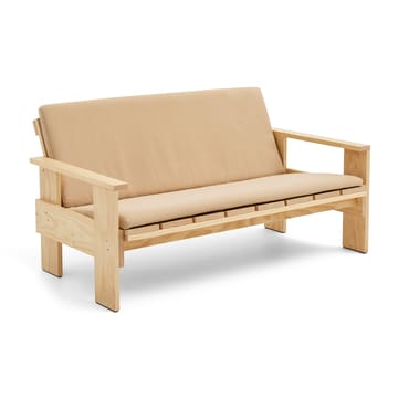 Crate Lounge soffa lackad furu - Klar - HAY