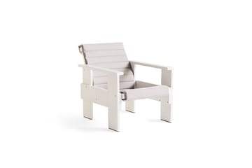 Crate loungestol lackad furu - White - HAY