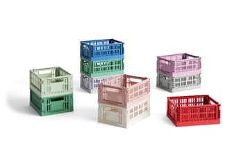 HAY Colour Crate Mini 13x17 cm 2-pack - Blush - HAY