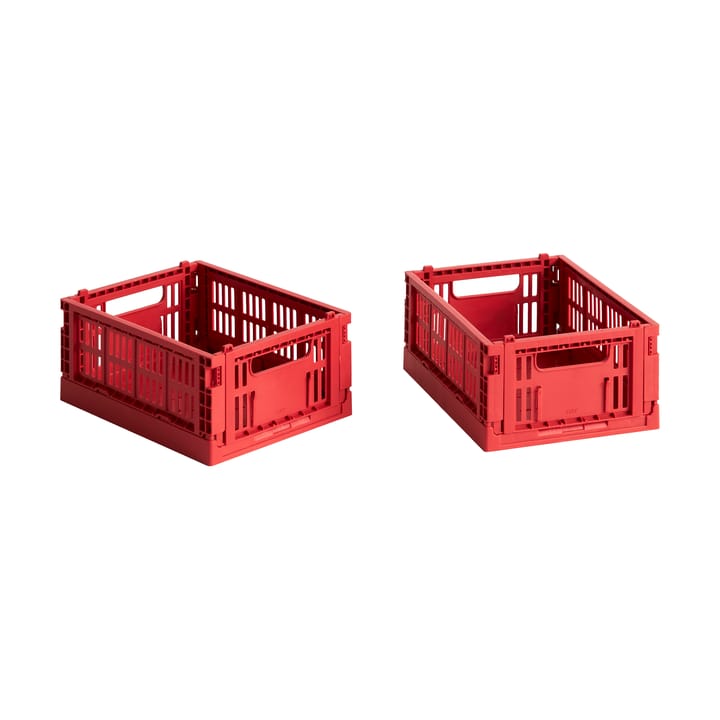 HAY Colour Crate Mini 13x17 cm 2-pack, Red HAY