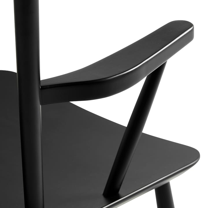 J42 karmstol, Black lacquered beech HAY