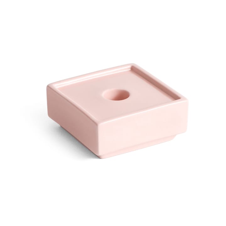 Mattone ljusstake small, Light pink HAY