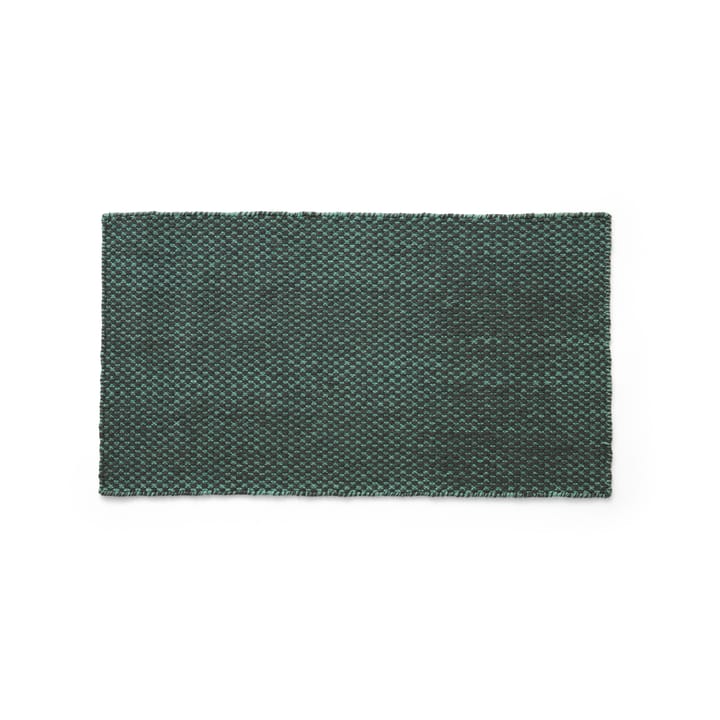 Moiré kelim dörrmatta 52x95 cm - Emerald green - HAY