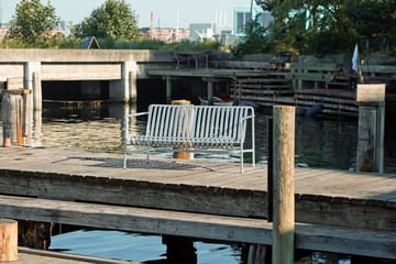 Palissade loungesoffa - hot galvanised - HAY