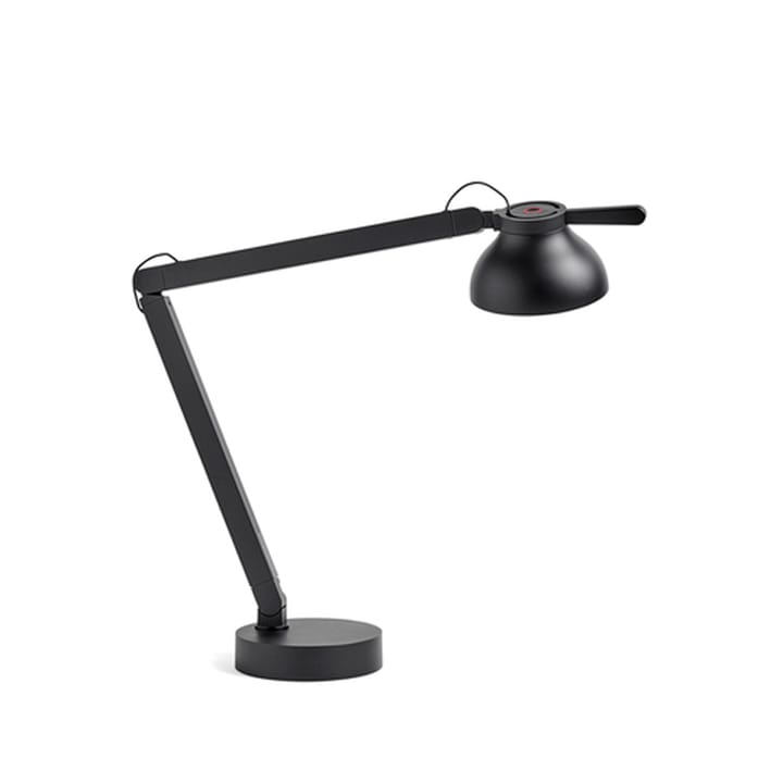 PC skrivbordslampa - Soft black, med lampfot - HAY