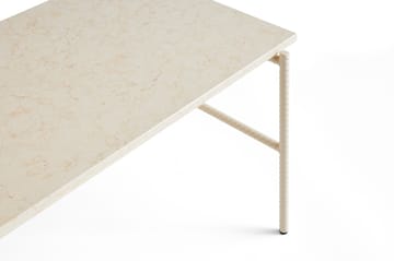 Rebar soffbord 80x49x40,5 cm - Beige marble-alabaster - HAY