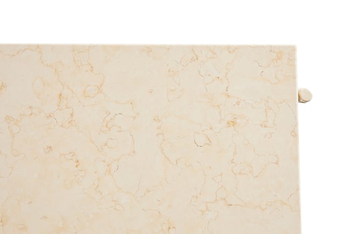 Rebar soffbord 80x84x33 cm, Beige marble-alabaster HAY