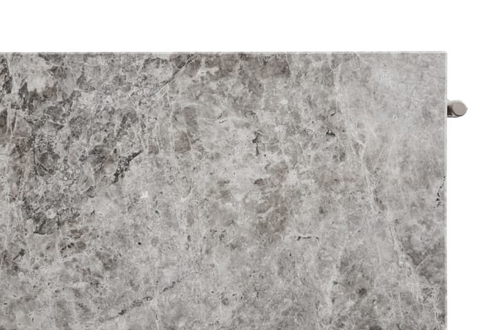 Rebar soffbord 80x84x33 cm, Grey marble-fossil HAY