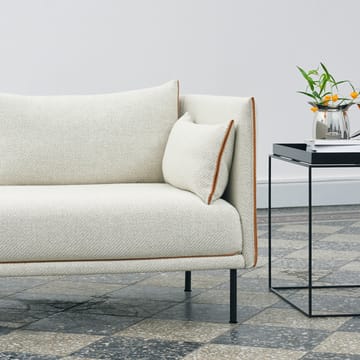 Silhouette 2-sits soffa - Olavi 03 grey-svart metallben - HAY