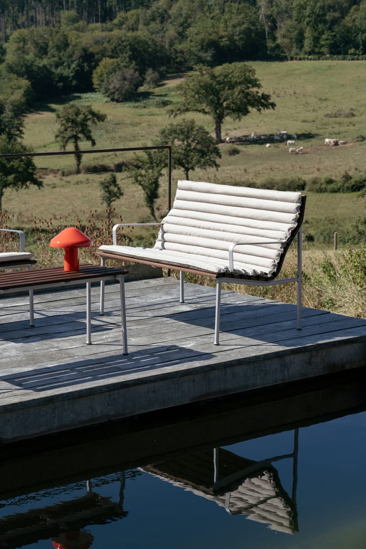 Traverse Lounge Bench Quilted bänkdyna, Beige sand HAY