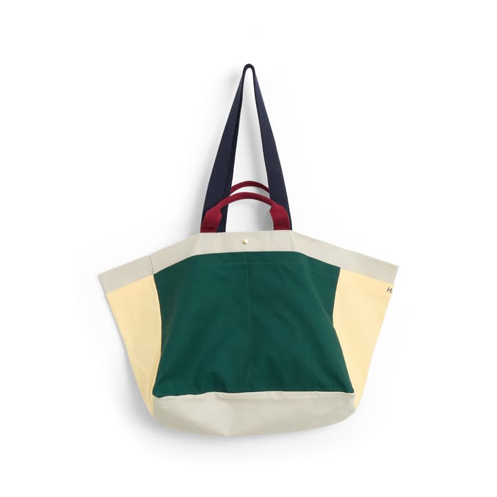 Weekend Bag Organic väska M, Dark green multi HAY