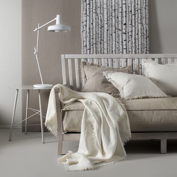 Merlin pläd i linne 130x170 cm - Off-white (vit) - Himla