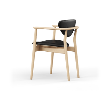 109 Chair fåtölj - Ljus ek-nevada black NV0500S - House of Finn Juhl