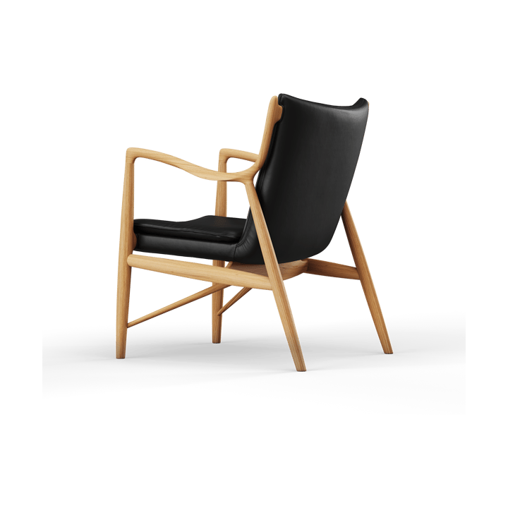 45 Chair fåtölj, Ek-nevada black NV0500S House of Finn Juhl