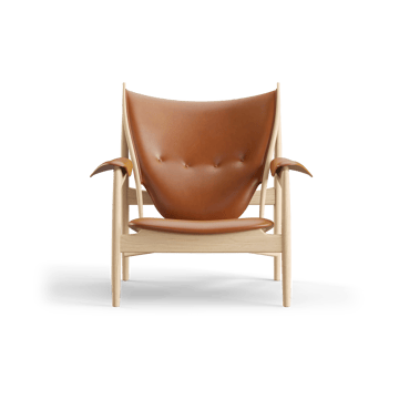 Chieftain chair fåtölj - Ljus ek-nevada cognac NV2488S - House of Finn Juhl